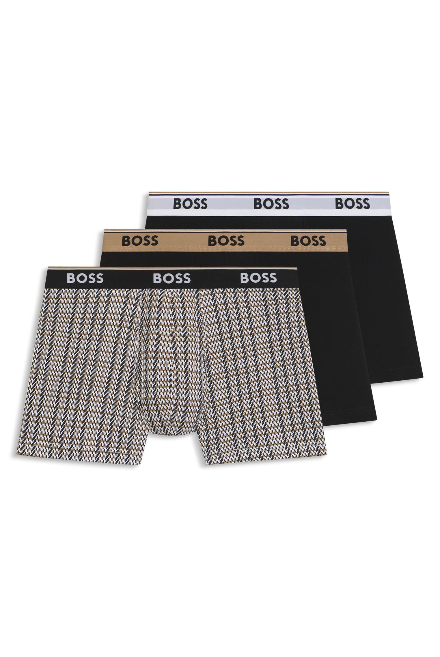 Boss Men's Open Miscellaneous Pack Boxer Briefs L