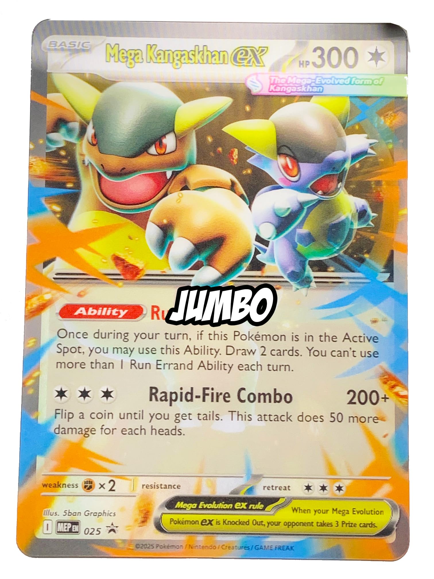 Amazon.com: Large Size Pokemon Card - Mega Kangaskhan ex