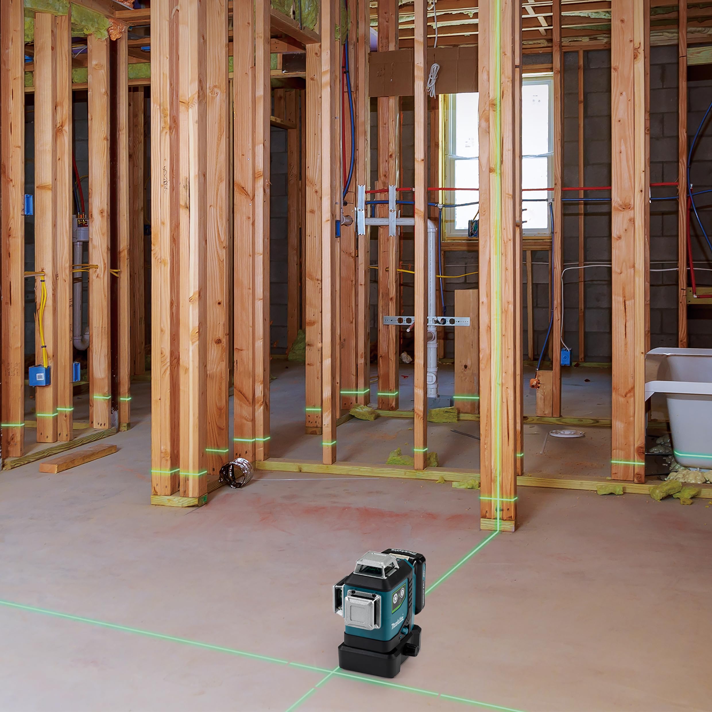 Niveau laser à croix vert Makita 3 x 360° CXT - SK700GD