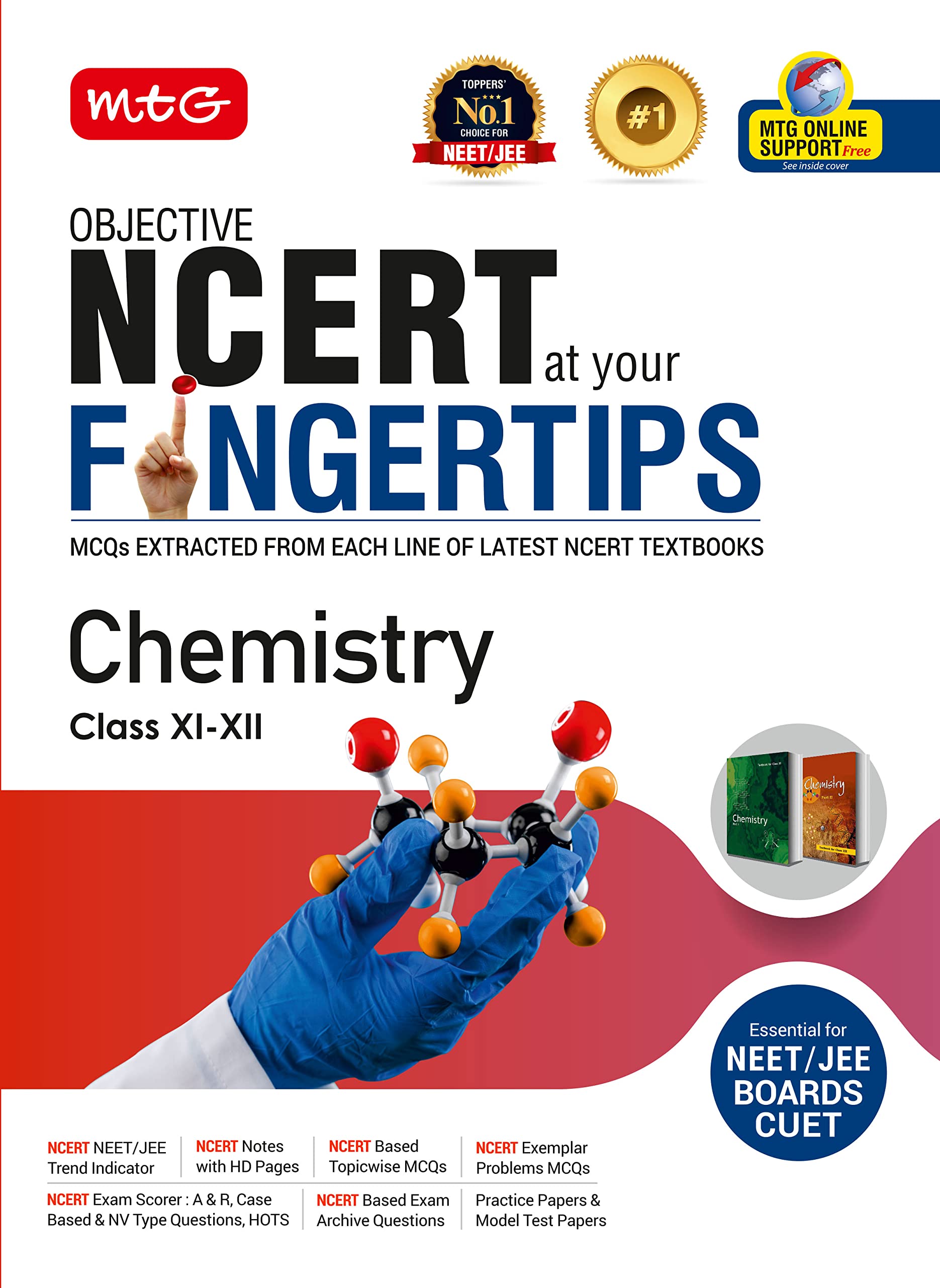 MTG Objective NCERT at your FINGERTIPS Chemistry - NCERT Notes with HD Pages, Based on NCERT Exam Archive Questions, NEET-JEE Books (Latest & Revised Edition 2023-2024) Paperback – 22 February 2023