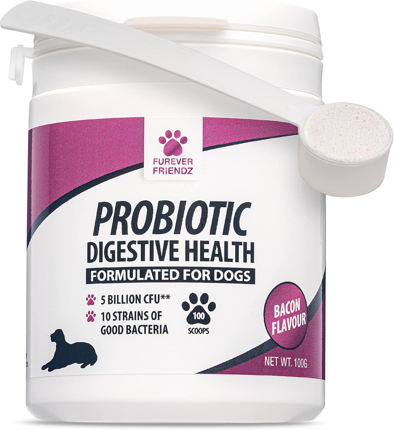 Buy Dog Probiotic Powder Chicken & Bacon Flavour Probiotic for Dogs
