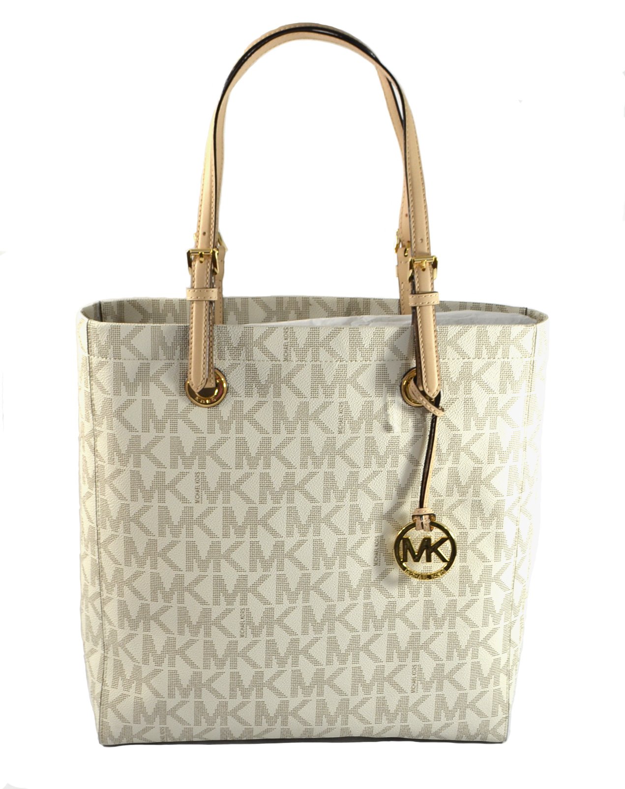 Michael Kors PVC Signature Jet Set North South Tote