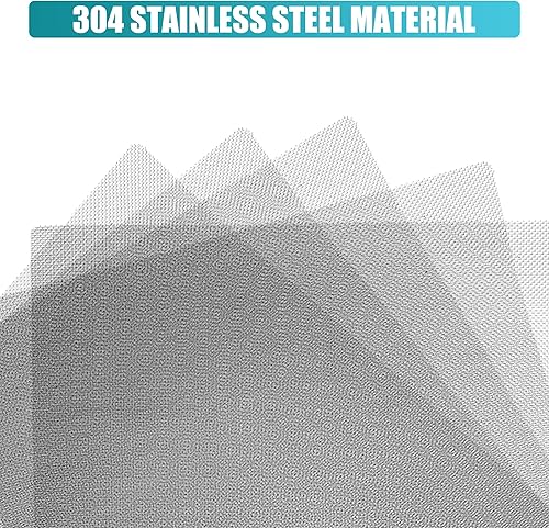 Miniatura 5 de X AUTOHAUX Malla de soldadura de plástico de refuerzo de malla de alambre de acero inoxidable para reparaciones termoplásticas Kit de soldadura de