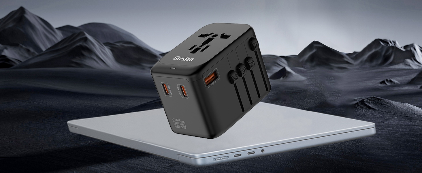 Amazon.co.jp: Gresion 変換プラグ PD 65W急速充電 海外旅行 変圧器 5