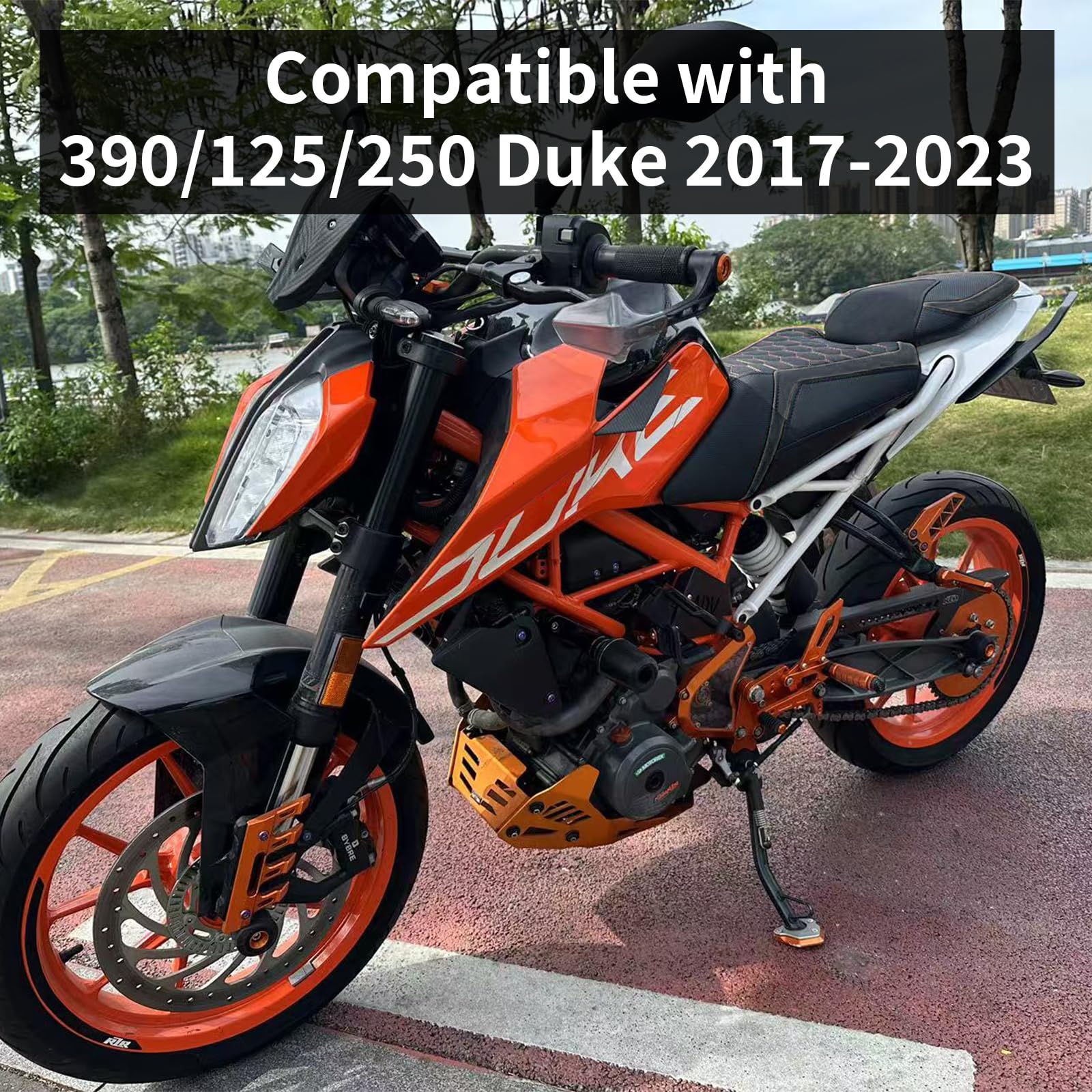 Amazon | GFARDMOTO モーターサイクル 助手席シート KTM 390/125/250