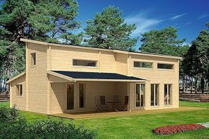 Allwood Eagle Point Cabin Kit - Essential Winter Warmth with Wall Insulation Package