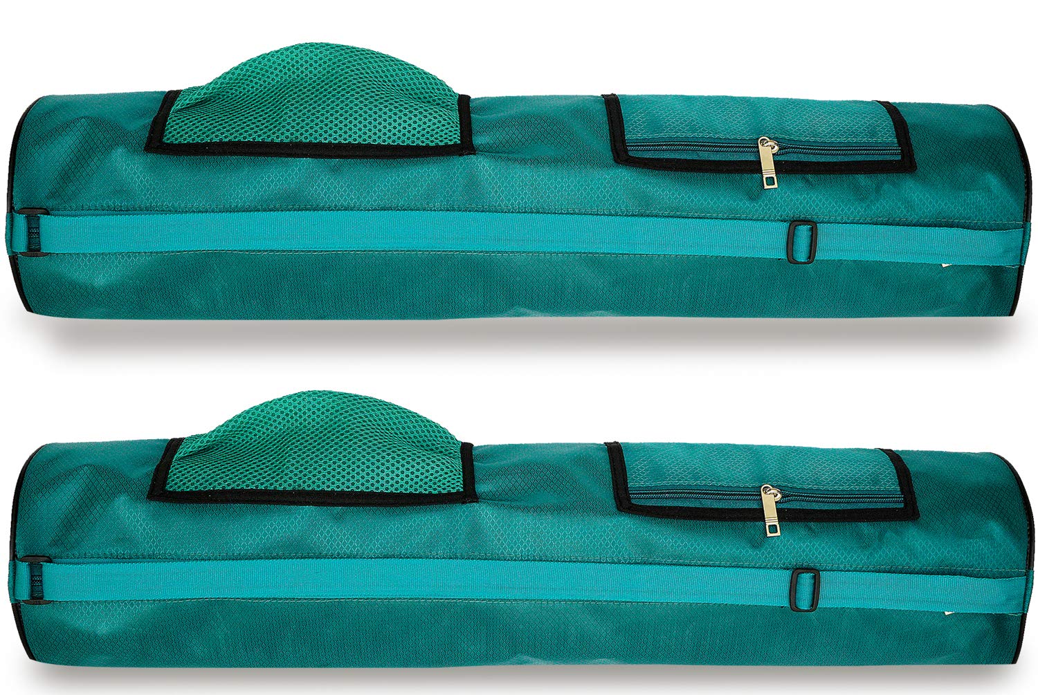 Panchtatava Full Zipper Yoga Mat Bag, Exercise Mat Carry Bag with Broad Shoulder Strap (Yoga Mat Cover) (Ocean Blue_Double Pocket Pack of 2) (B09BJFXYB6) Amazon Price History, Amazon Price Tracker