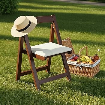 折りたたみ椅子 木制レザーシート フットレスト付き 防水キャンプチェア Amazon｜折りたたみ椅子 木制レザーシート フットレスト付き 防水