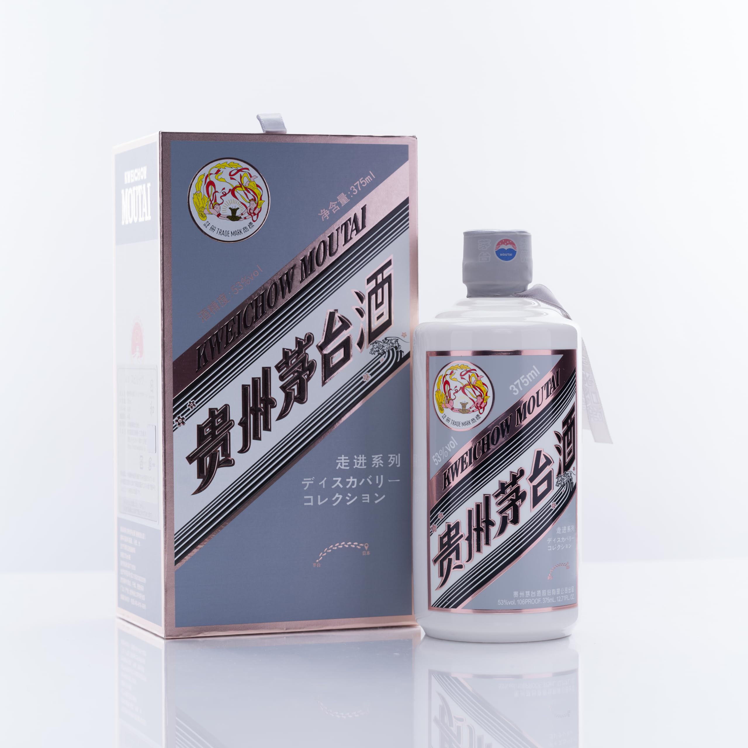 貴州茅台酒 走進日本 375ml アルコール53度　マオタイ　白酒 Amazon.co.jp: 貴州茅台酒 走進日本 375ml アルコール53度 箱付 中国酒