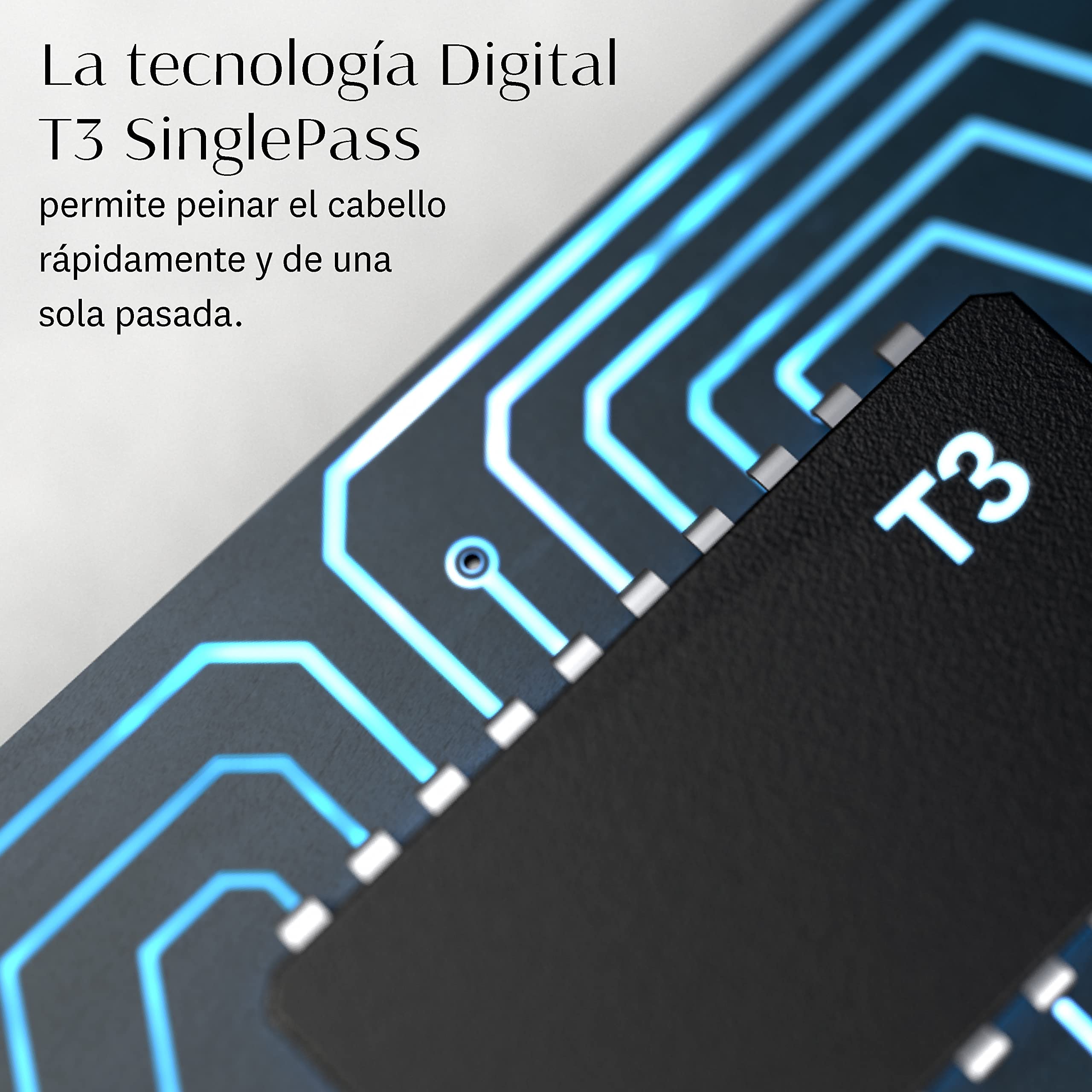 T3 SinglePass Curl plancha rizadora profesional barril largo cerámica personalizada ajustes temperatura ondas rizos