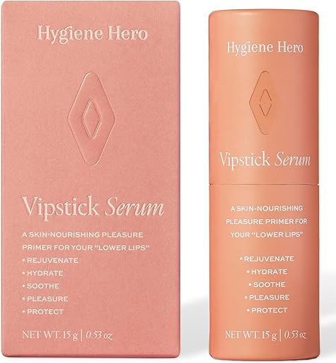 Hygiene Hero Vipstick Serum | Sexual Enhancer for Women | Intimate Grooming and Daily Soothing for Vulva | Soothe, Hydrate, and Protect Your Labia - Unflavored