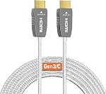 RUIPRO 8K HDMI Fiber Optic Cable CL2 Rated 50 Feet 48Gbps 8K60Hz 4K120Hz Dynamic HDR eARC HDCP2.2/2.3 for RTX4080/4090/3080/3090, Xbox S/X, PS5/4, AVR, Projector, LG/Samsung/Sony TV