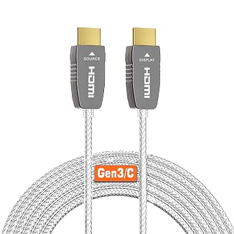RUIPRO 8K HDMI 2.1b Fiber Optic Cable, Ultra High Speed Certified, 25FT