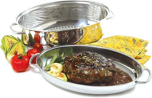 Miniatura 2 de Norpro Krona Acero Inoxidable 8Quart Multi Roaster