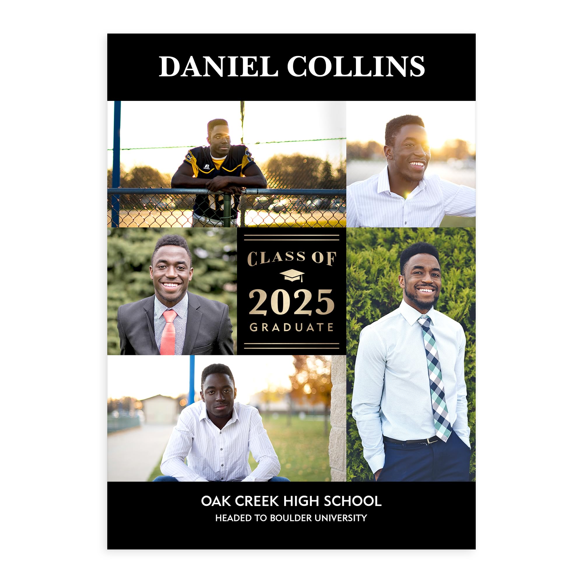 Let's Make Memories Personalized Graduation Announcements Class of 2026 - Premium Quality Invitations - 5x7 - Custom Photo Cards & White Envelopes -