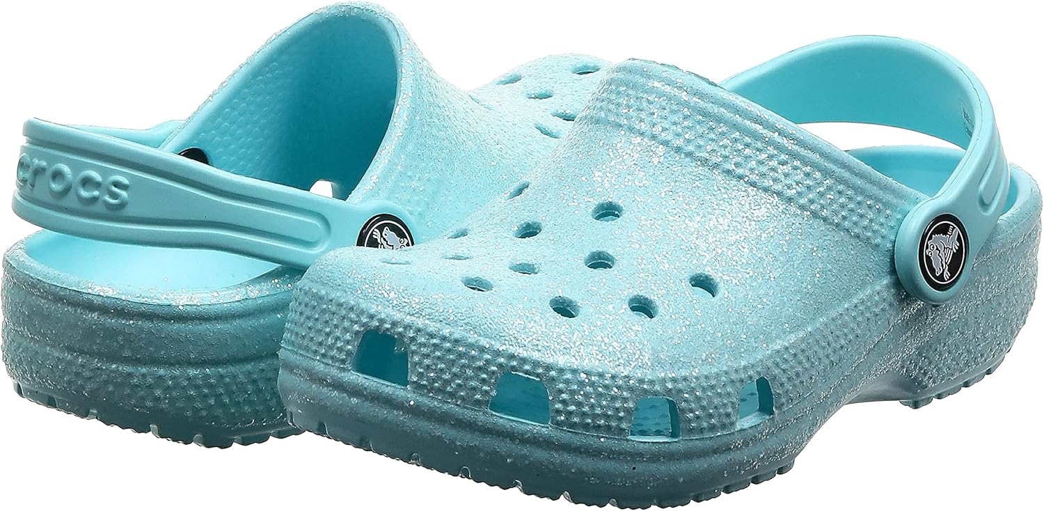 crocs oyster glitter