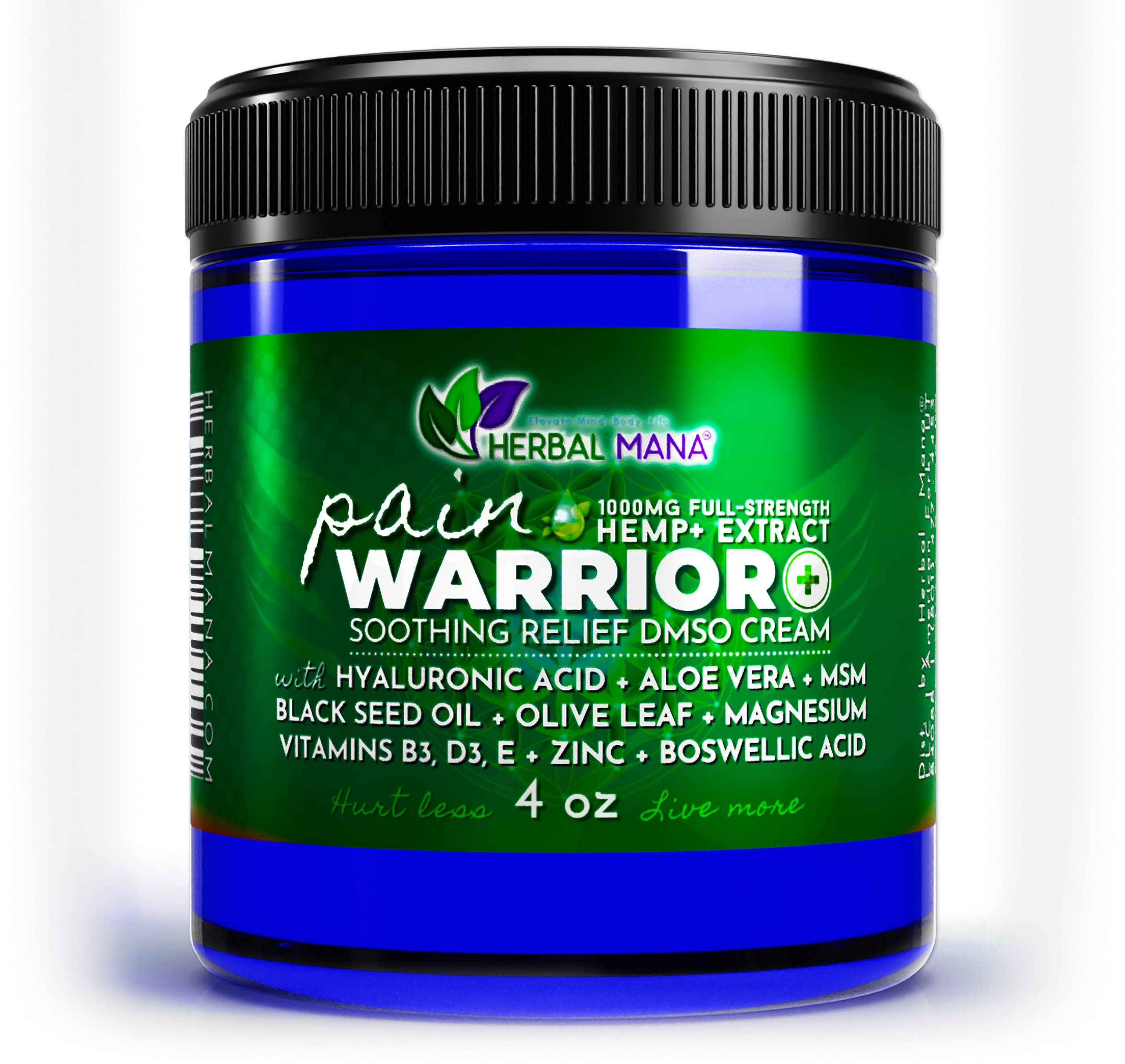 Buy Soothing Relief DMSO Cream with Hemp (1000mg) 99.995 Pharma DMSO