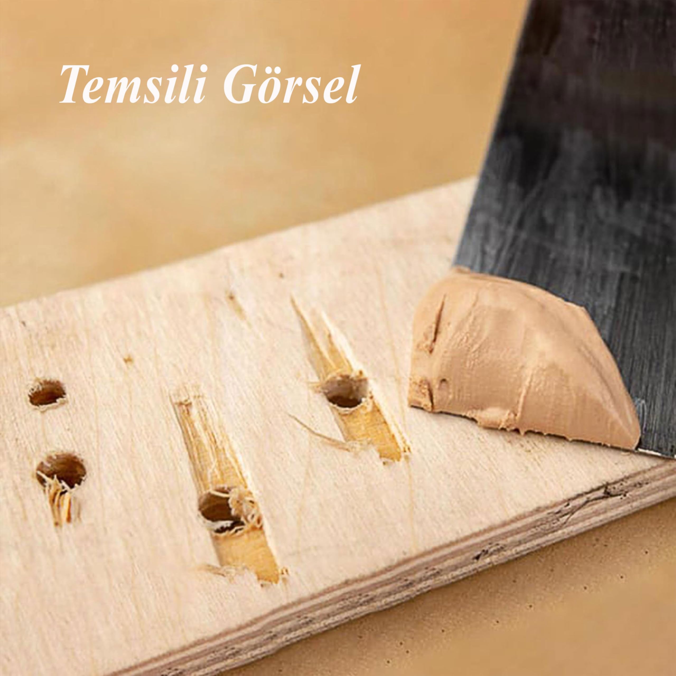 Ahşap Parke Tamir Macunu Naturel Mobilya Dolgu Çatlak Çizik Giderici 200 Gr Macun