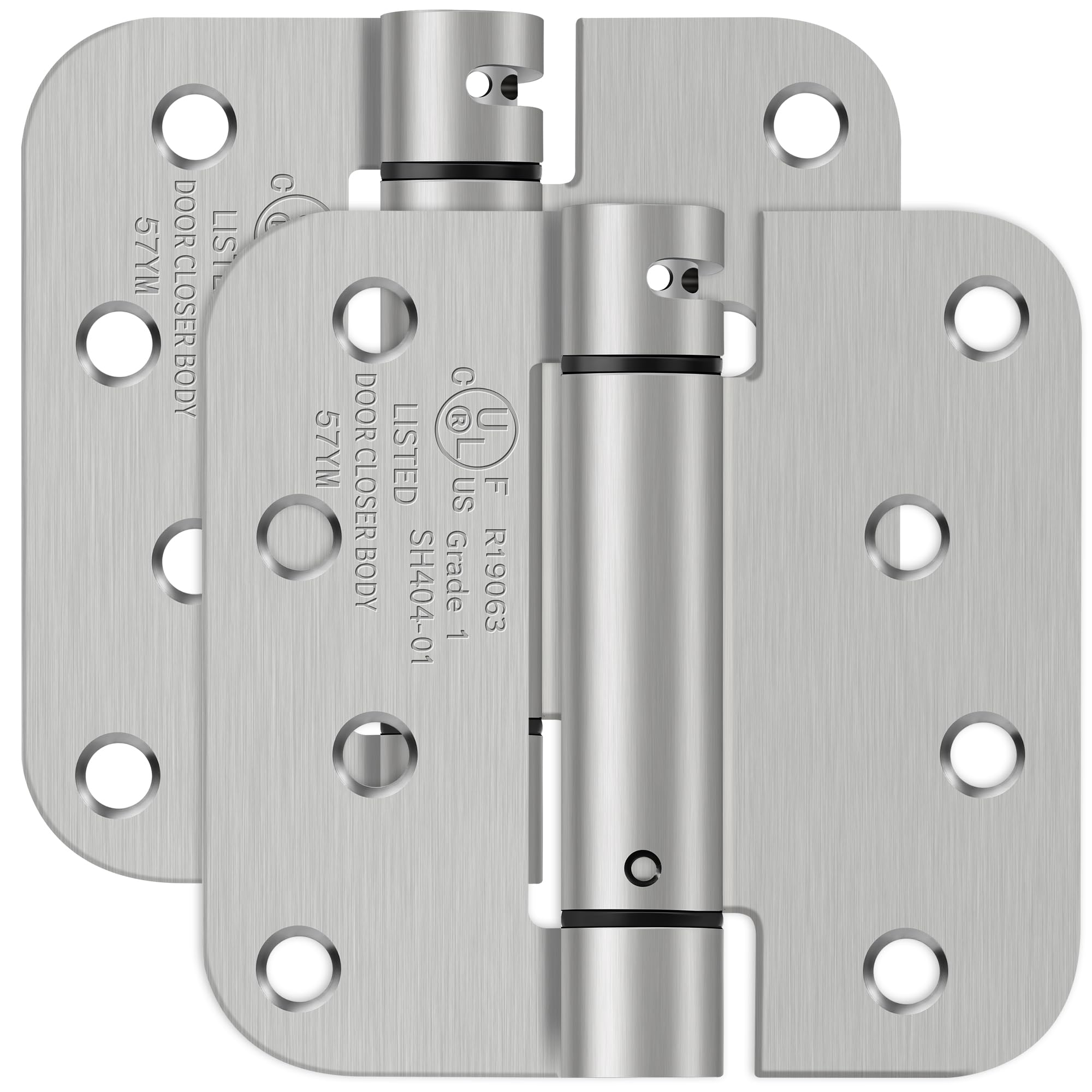 IOQ 4 Inch Self Closing Door Hinges 5/8 Radius Corners