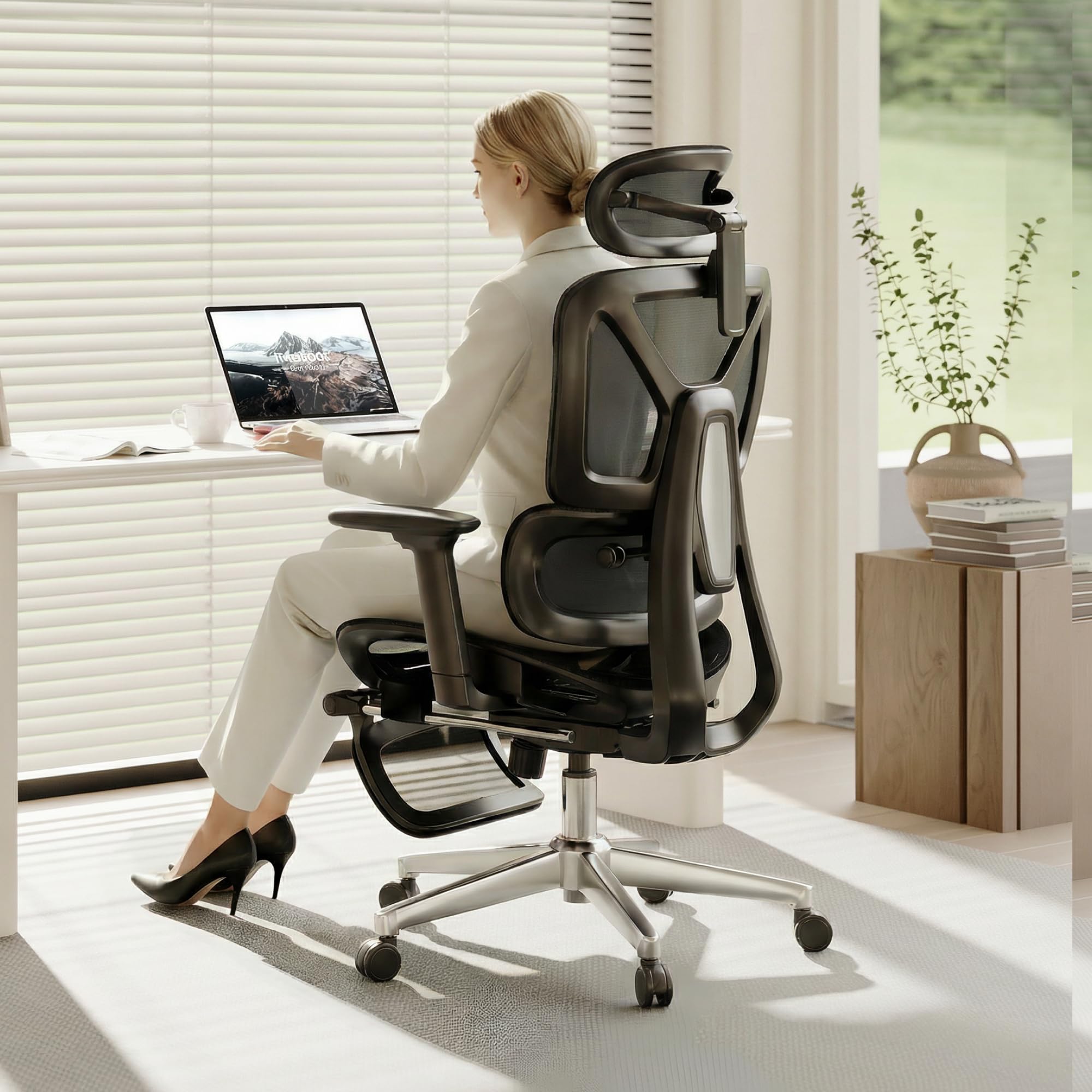 FLEXISPOT ErgoX Premium Ergonomic Office Chair Dark Grey