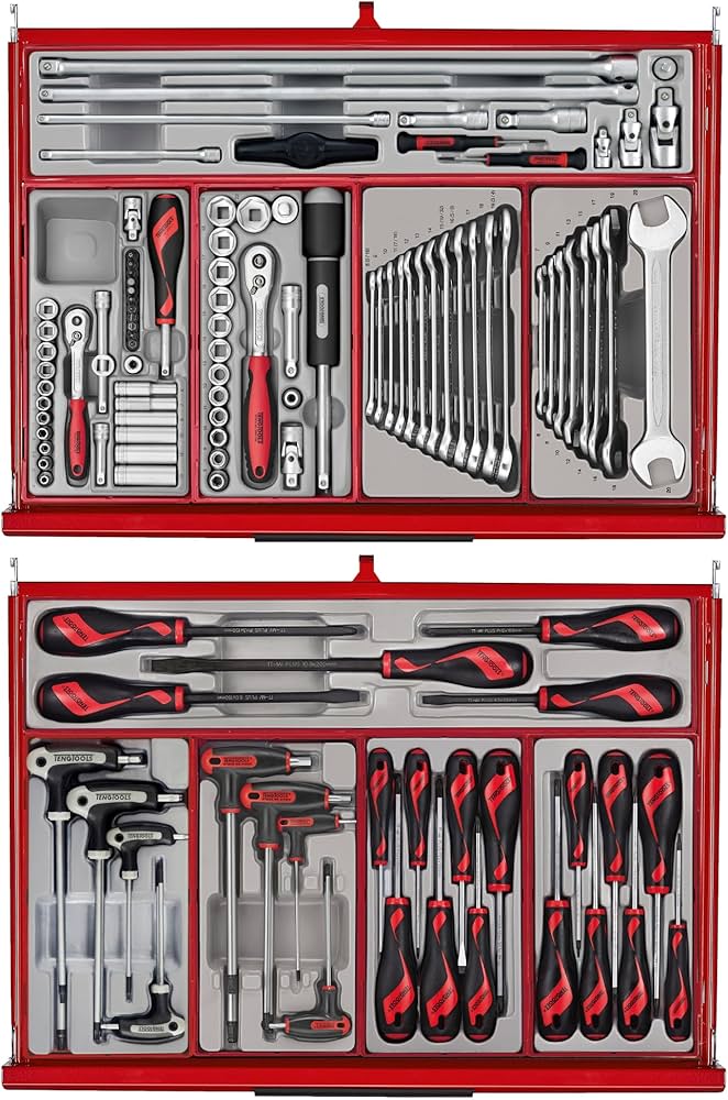 Amazon.com: Teng Tools 516 Piece PRO35 26 Inch Wide Red Mixed