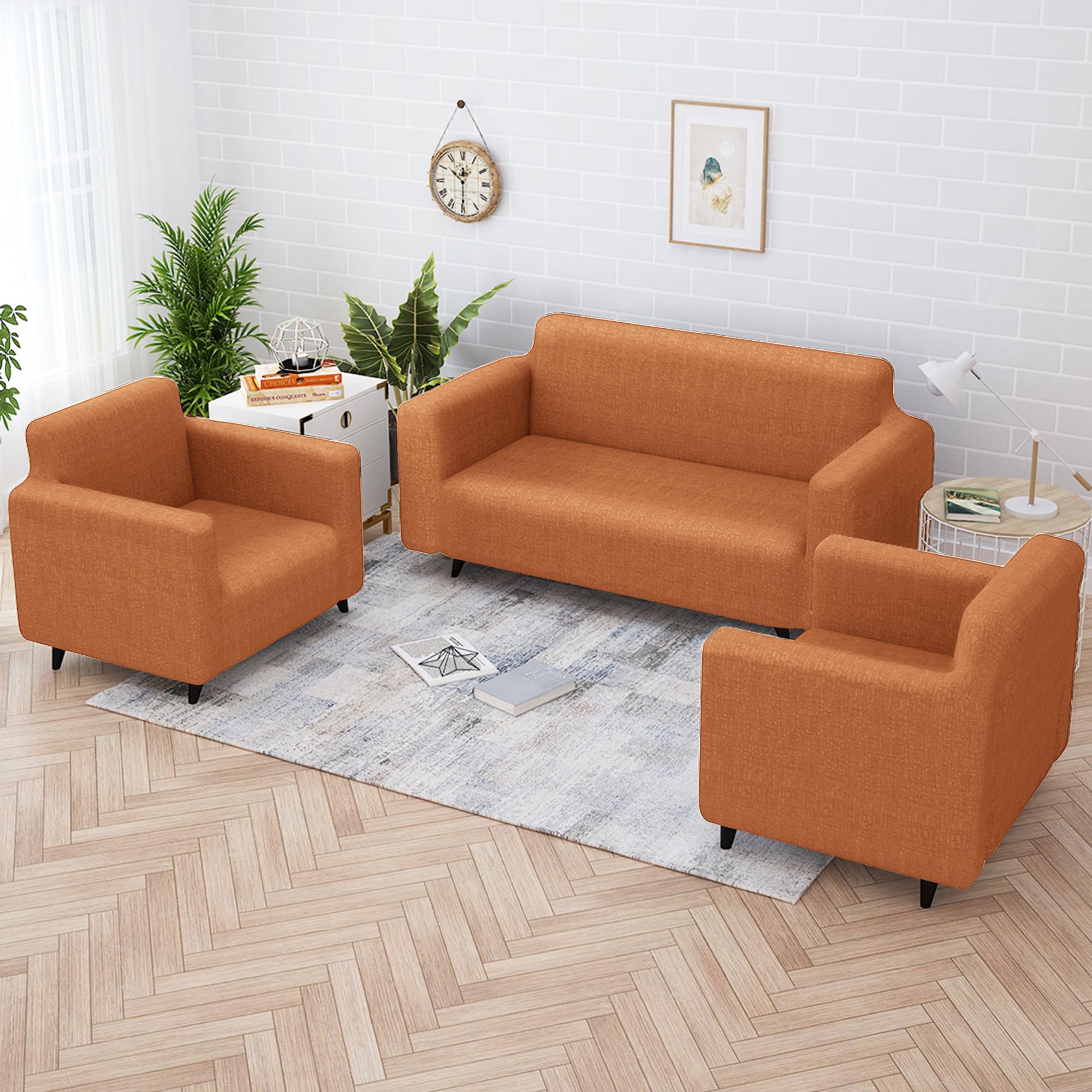 5 Seater Sofa Cover - Stretchable & Stylish -1