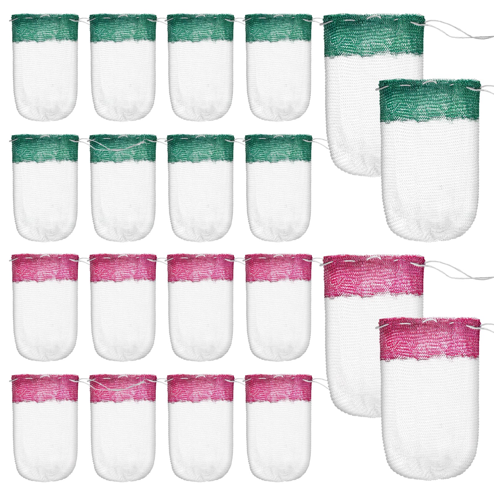 – Grevosea 20 Pcs Propane Lantern Mantles, U Shape Camping Lamp Mantle with String Tie for Outdoor Camping Lanterns Propane Lantern Gas Lantern Accessories (Green, Red)