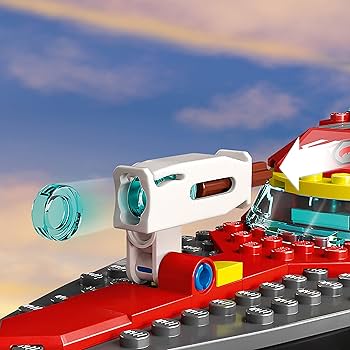 REACH【CD＆Blu-ray】 LEGO® Town Sets: City 60373 Fire Rescue Boat NEW-60373
