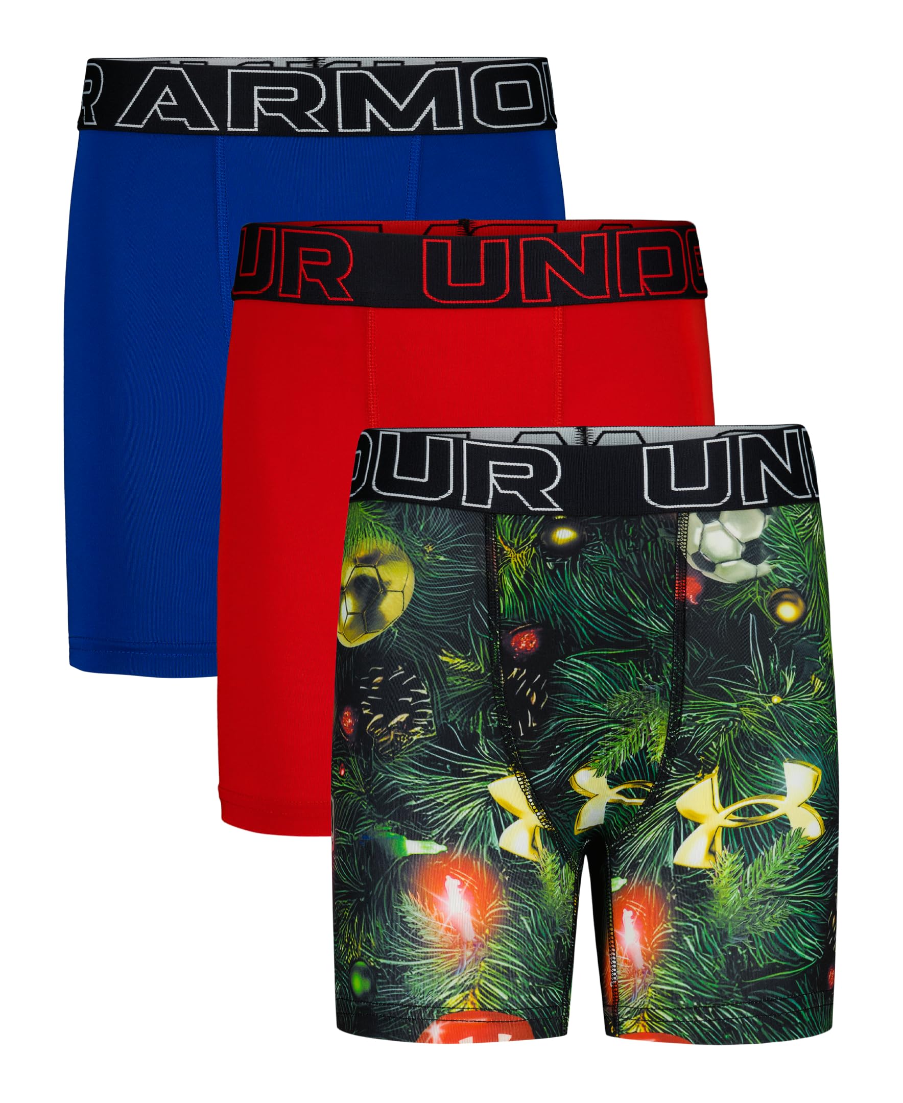 Under Armour Performance Tech- Prints 3-pack (big Kid)