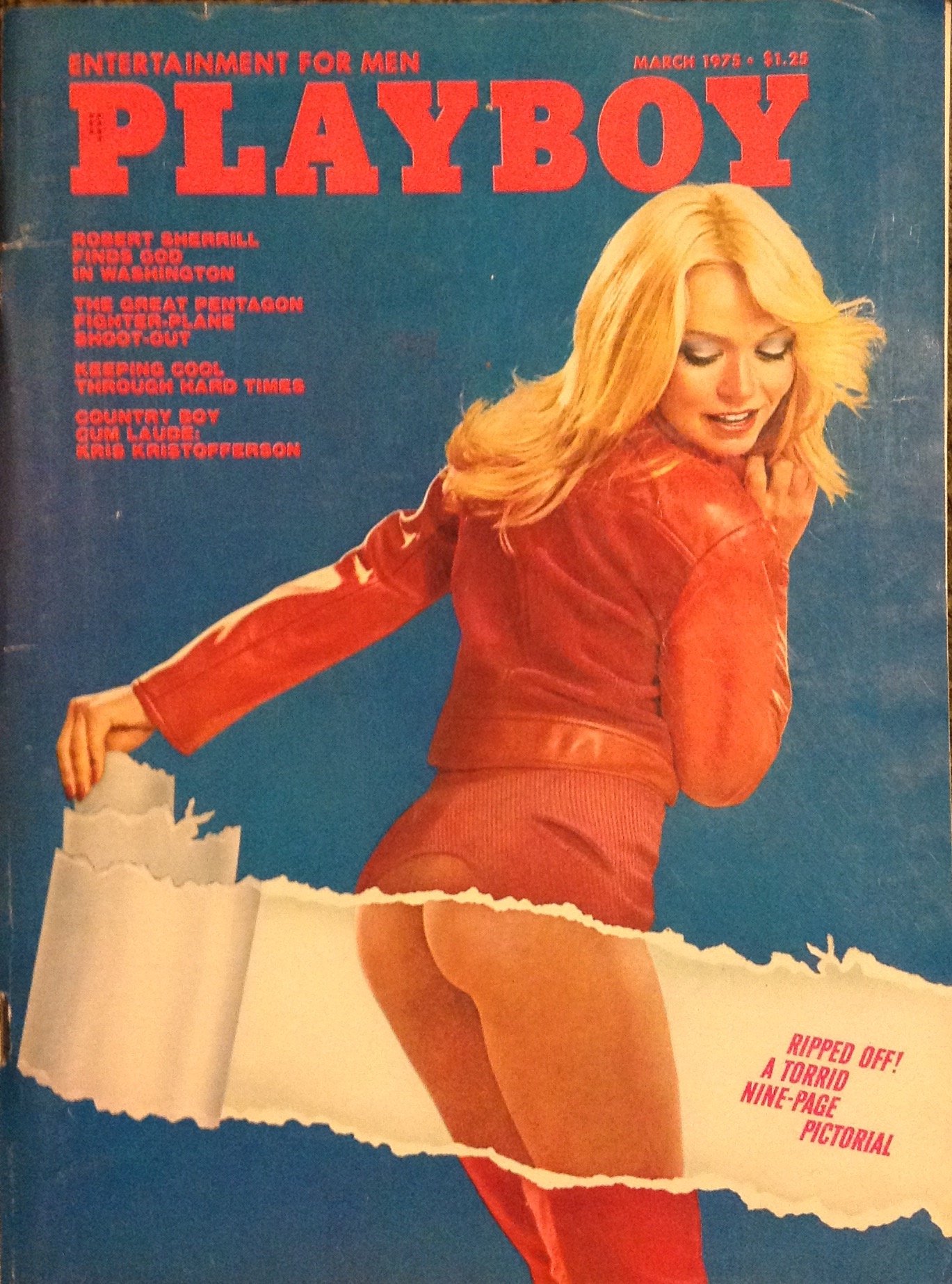 Cover of Playboy, March 1975