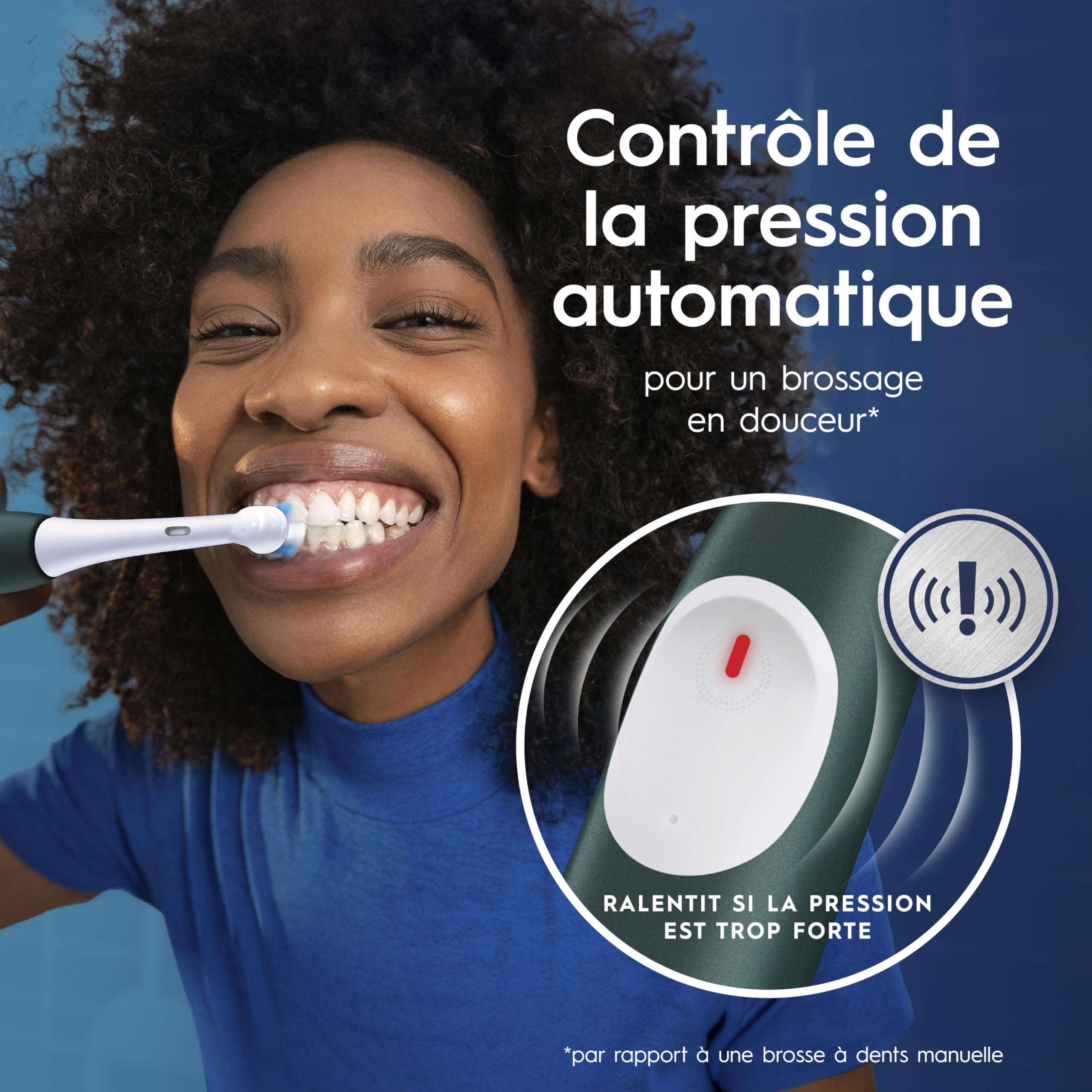 Oral-B Elektrische Zahnbürste iO 2 mit 1 Ersatzbürste, grün – 3 Putzmodi, einschließlich Weichheit, Drucksensor für das Zahnfleisch, wiederaufladbarer Akku, leise | 3 Putzmodi, einschließlich Weichheit, Drucksensor für das Zahnfleisch, wiederaufladbarer A