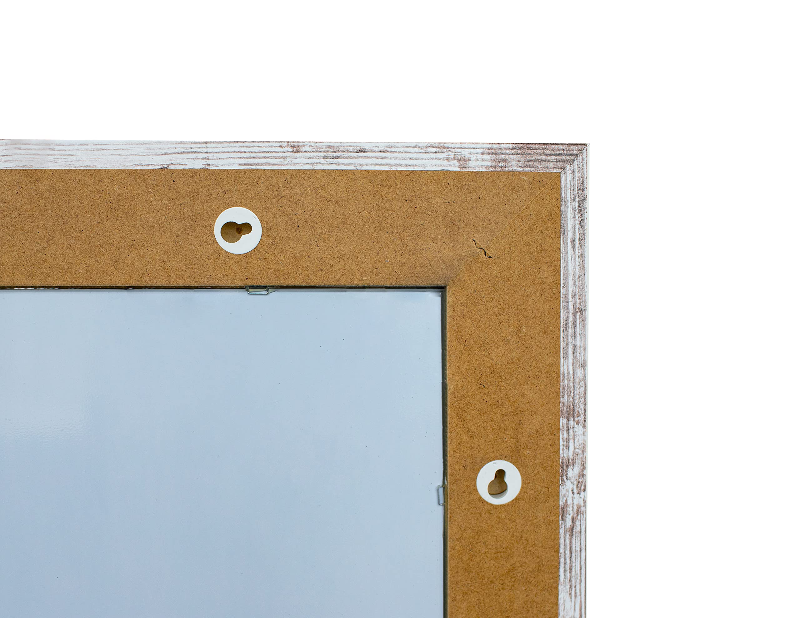 BD ART Specchio da parete decorativo - Specchio per guardaroba - 150 x 50 cm - Pino bianco