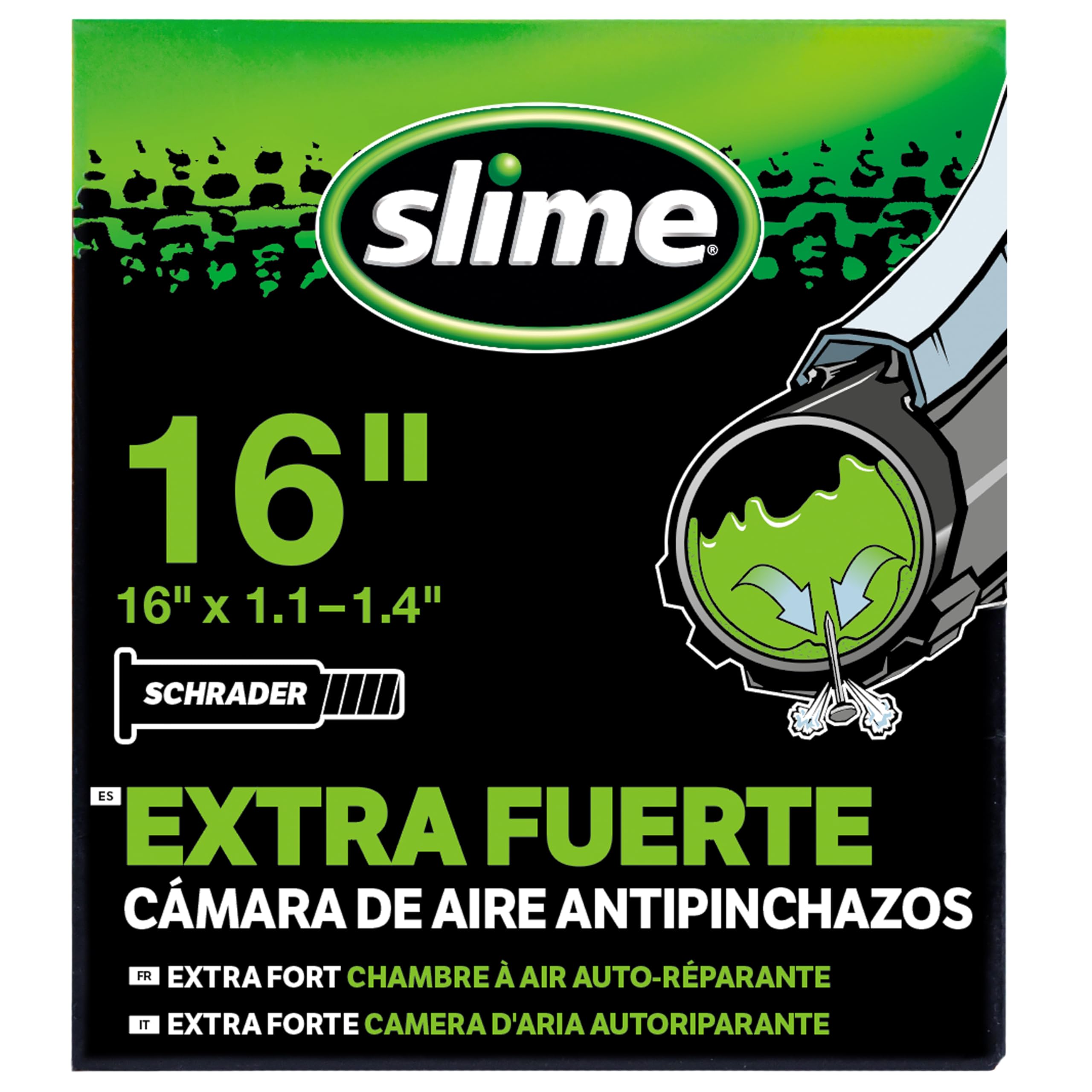 Slime 30061 Cámara Interior de Bicicleta con Sellante de Pinchazos Slime, Sellado Autónomo, Prevenir y Reparar — view 11