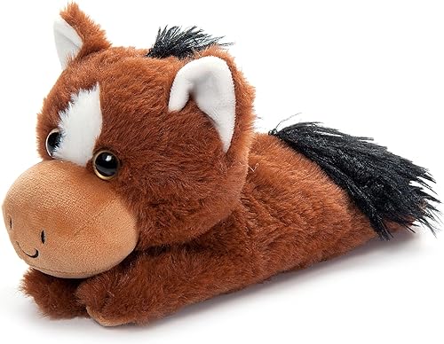 The Petting Zoo Pulsera de peluche de caballo de peluche, regalos para niños, animales de vida silvestre Slapstix, juguete de peluche de caballo