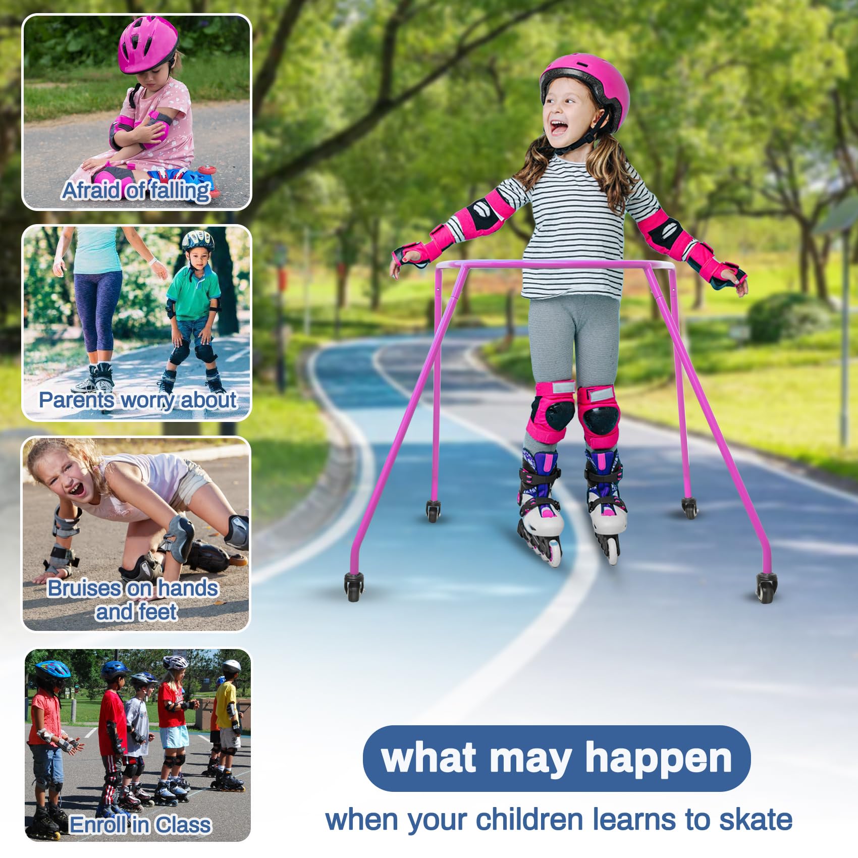 Safety Skate Gear Skater-Aid Roller Skate Trainer - 360 Degree