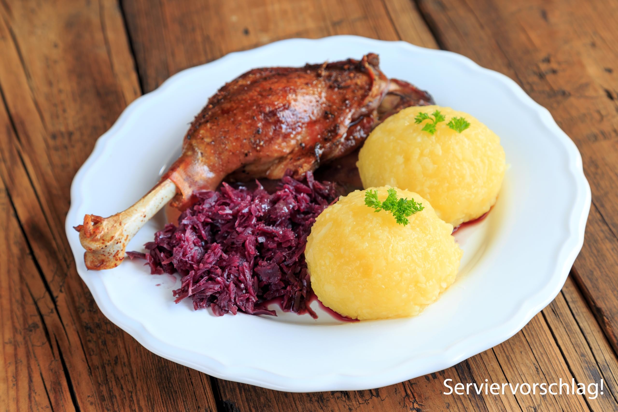 Landmetzger Schiessl frische Weihnachtsgans Bauerngans ca. 5300g - Express Zustellung am 24 Dezember 2025 bis 14 Uhr