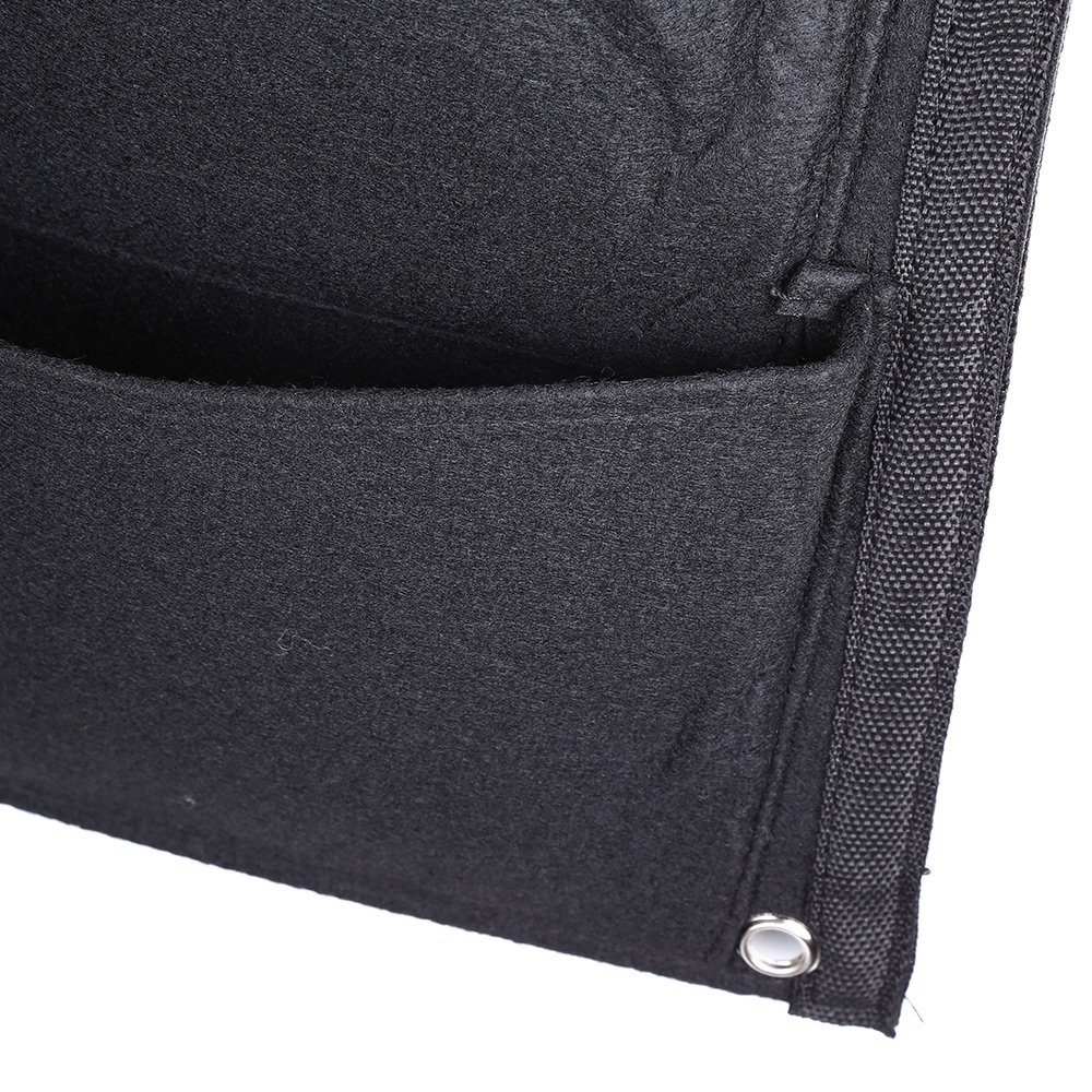 Fioriera Verticale Da Parete In Feltro – 36 Tasche, 1x1 Metro, Per Piante, Erbe E Fiori, Per Esterni E Interni, Colore Verde