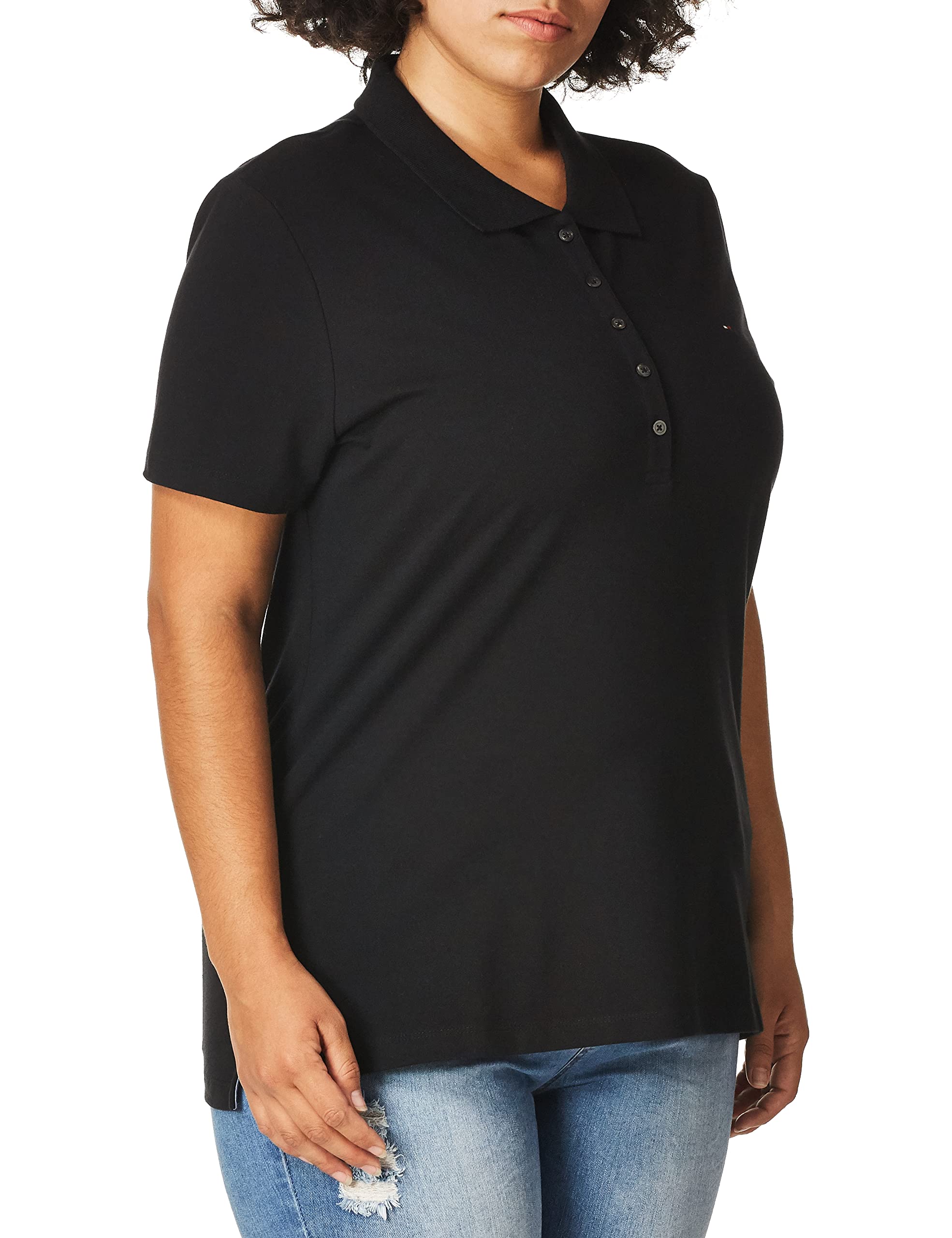 Tommy Hilfiger Classic Polo (Standard and Plus Size) Polo Core S/S Mujer