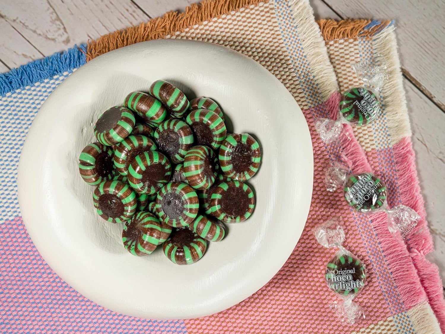 Smarty Stop Original Individually Wrapped Starlight Mint Hard Candy (5 Pound, Chocolate Mint Starlights)