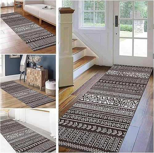 Alfombra para escaleras de pasillo, pasillo de cocina, 39.4in, 4.9ft, 8.2ft, 9.8ft, 9.8ft, 13.1ft, 16.4ft, 19.7ft, lavables, antideslizantes, color disponible en Yaxa Colombia