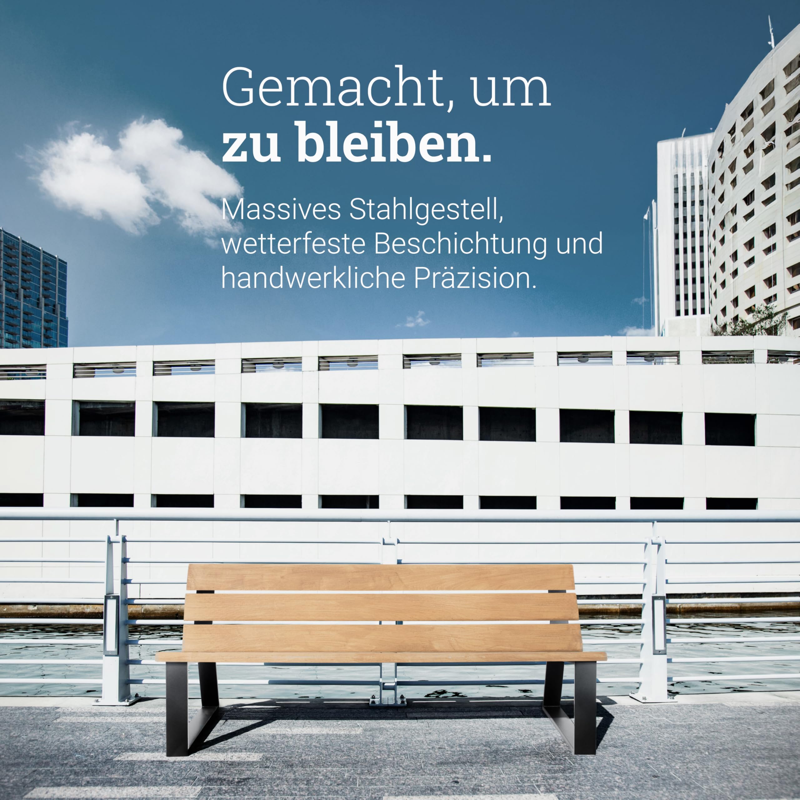 Natural Goods Berlin 2X Bankgestell Laidback - Bankbeine Metall Schwarz - Bankgestell Mit Lehne - Bankfüße Für DIY Outdoor Sofa Wetterfest - Bankkufen Für Garten Relaxsessel, Loungesessel Outdoor