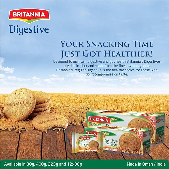 Galletas Digestive Original BRITANNIA 400g Pack de 6 miniatura 6