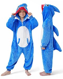 Kids Boys Girls Halloween Onesie Costume One Piece Pajamas Halloween Funny Animal Onesie Cosplay Costume 3-14Y