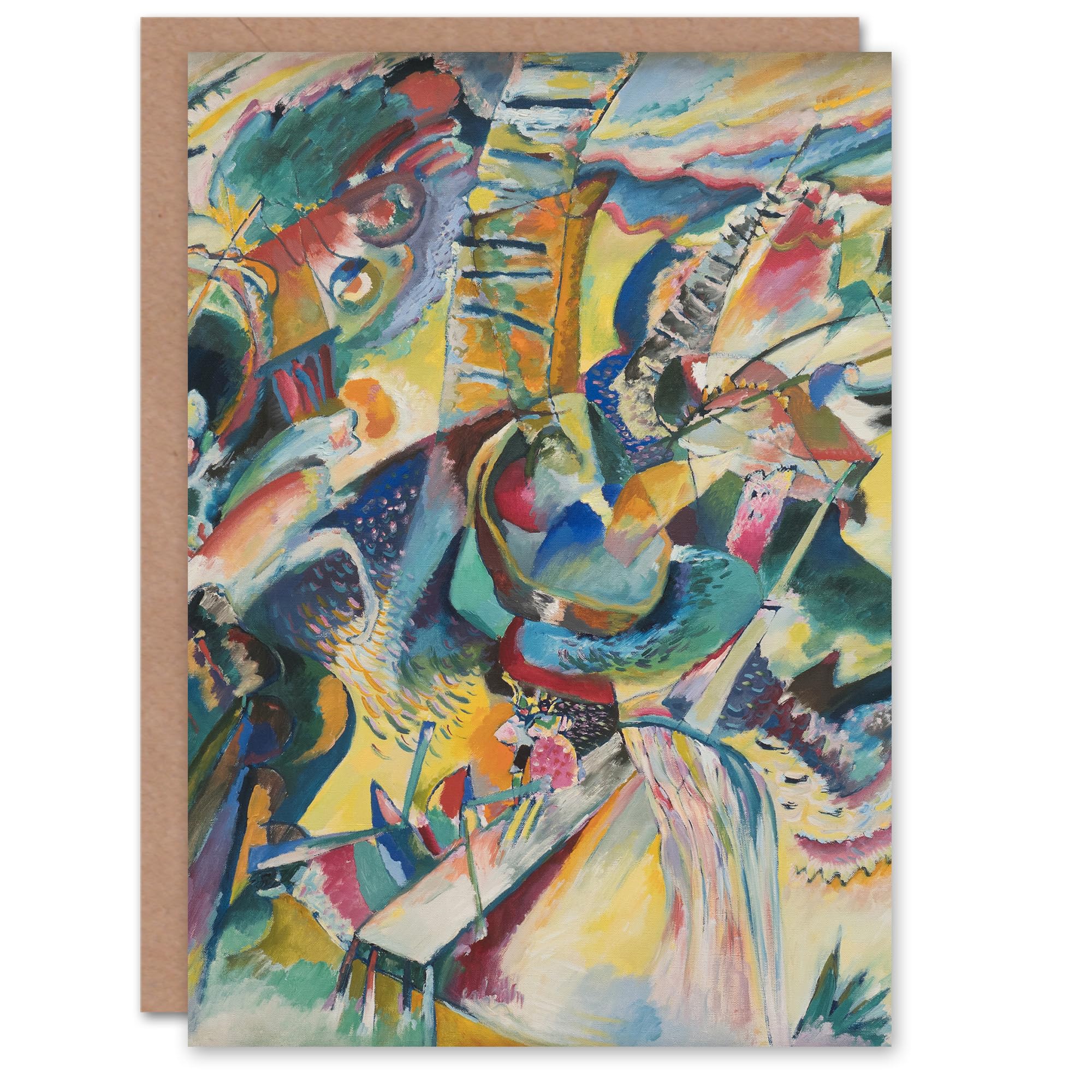 Artery8 Wassily Kandinsky Art Card Improvisation Gorge Abstract