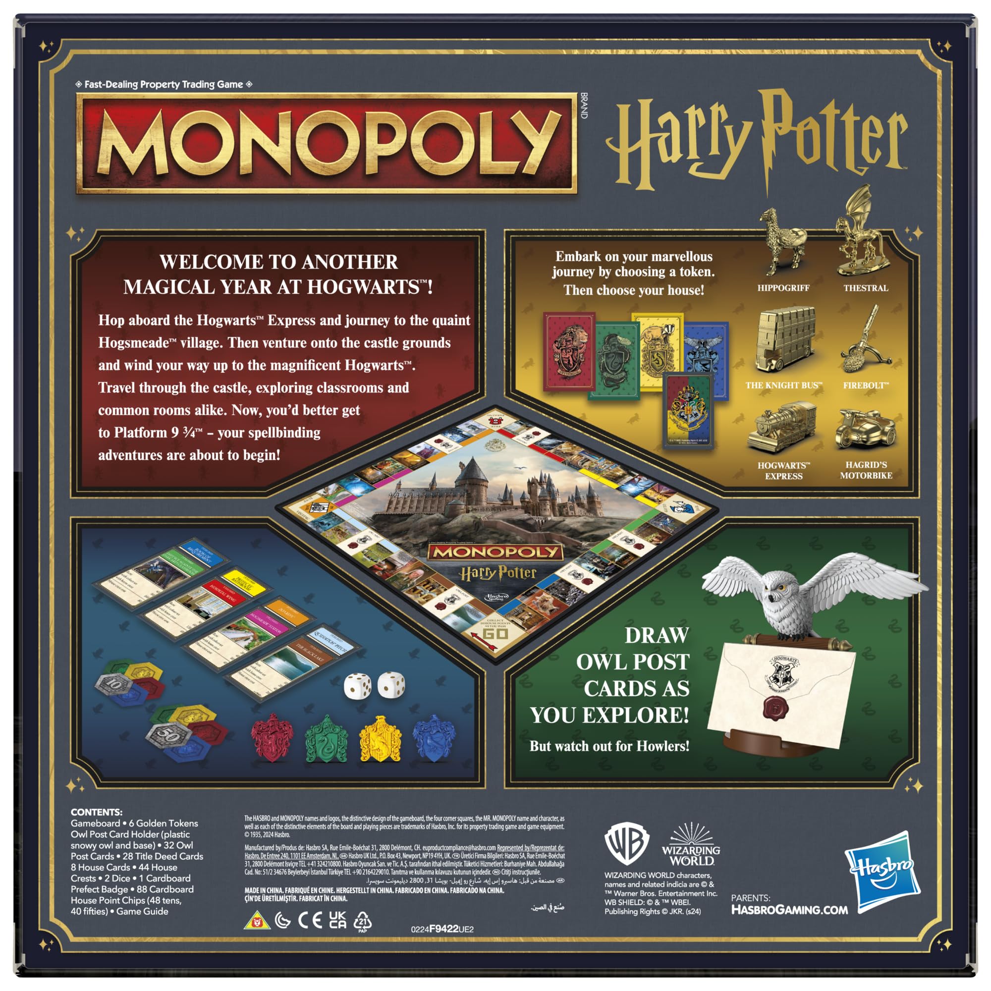 Gra planszowa Monopoly Edycja HARRY POTTER - wersja angielska