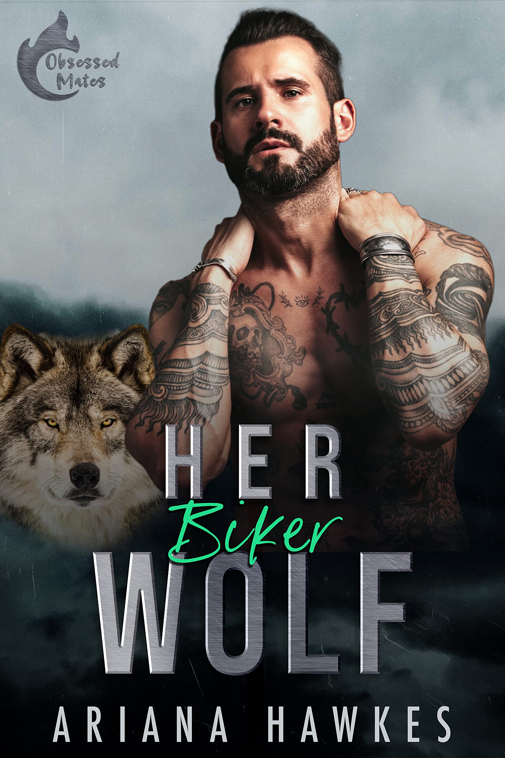 Her Biker Wolf: An Age-Gap Instalove Shifter Romance (Obsessed Mates Book 2)