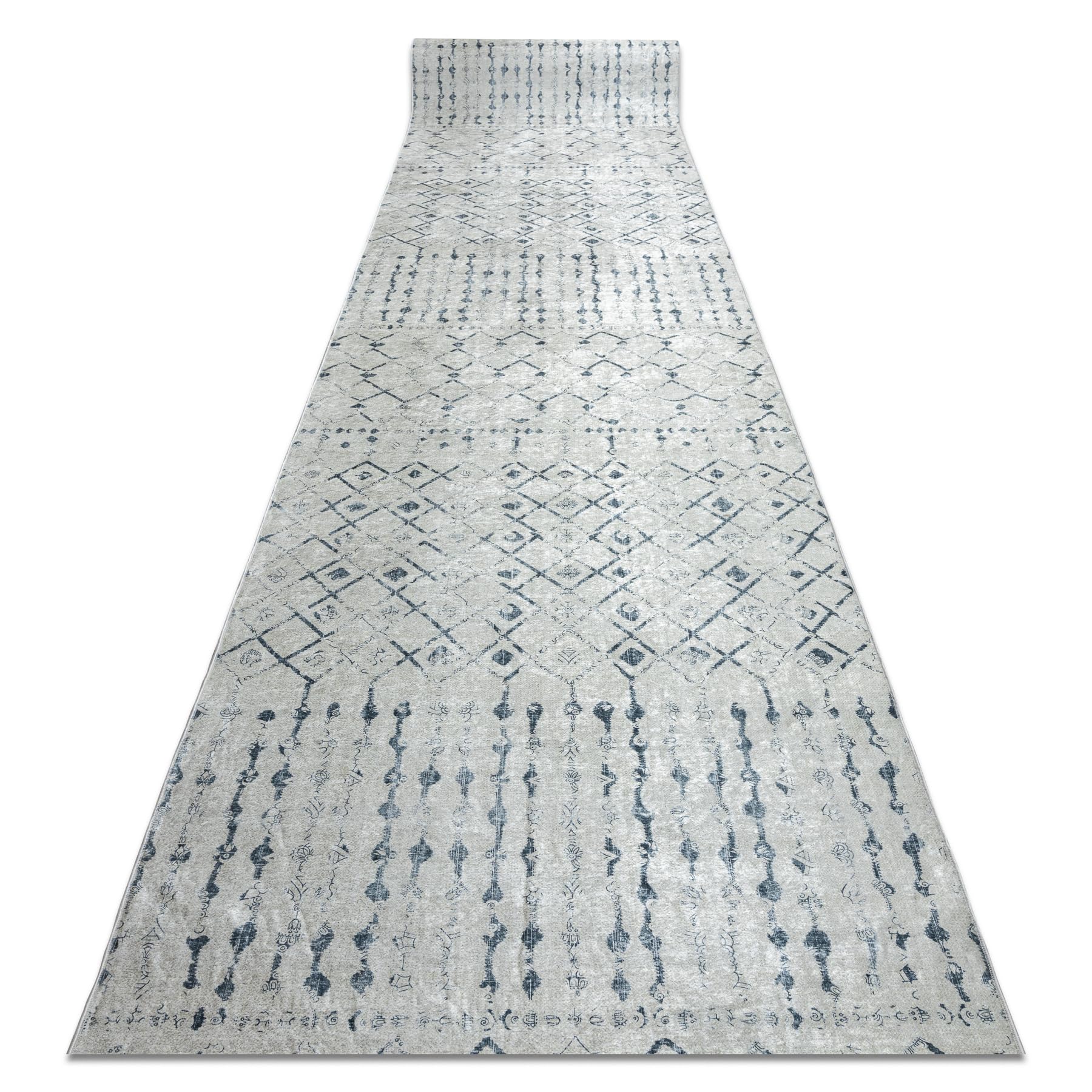 rugsx Passatoia antiscivolo LOTUS OASIS 43570 Boho beige - Lavabile - 60x240 cm - Runner per corridoio e cucina