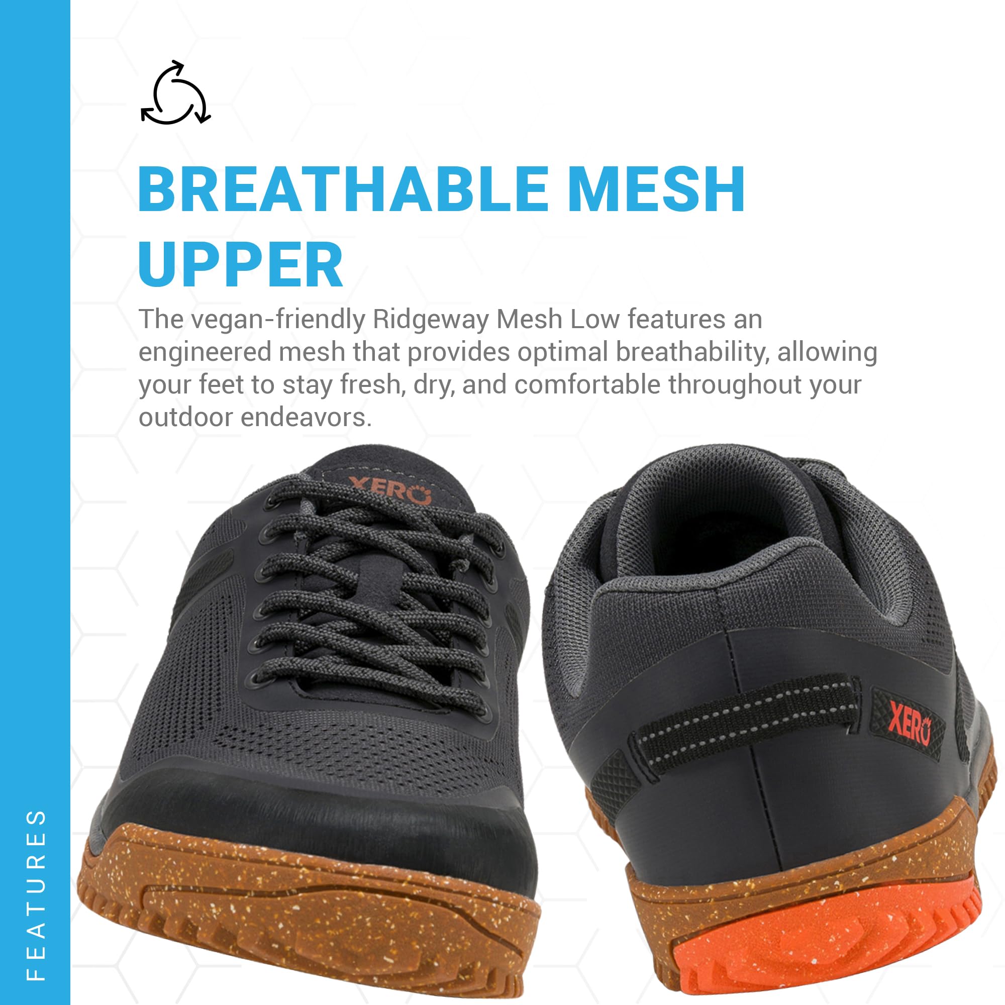Xero Shoes Ridgeway Mesh Low Scarpe da Trekking multiusoDonna