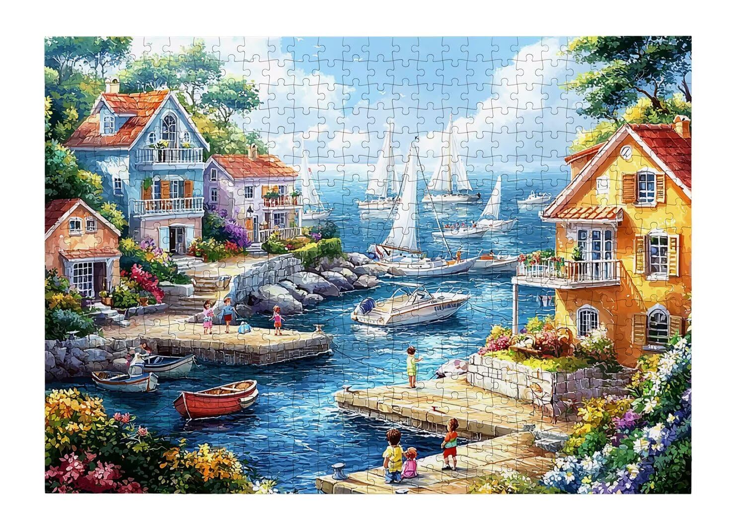 Puzzle dla dorosłych 1000, Włochy puzzle dla dorosłych -4470