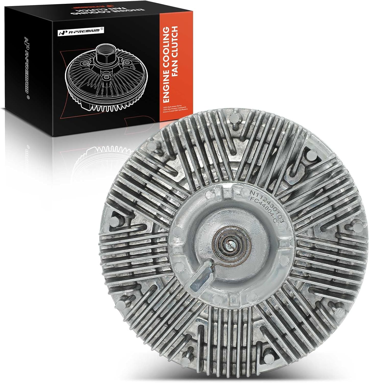 A-Premium Engine Cooling Fan Clutch Compatible with Ford Tractors 5640 6640 7740 7840 8240 8340 & New Holland Tractors T6010 T6020 T6030 T6050 T6070T6.120 T6.140, TM120 TM130 TM140 TM155 TM175 TM190